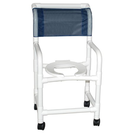 Shower Chair Echo PVC Frame Reclining Backrest 250 lbs. Weight Capacity