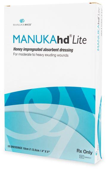 MANUKAhd Lite Manuka Honey Wound Dressing 4 x 5 Inch Sterile