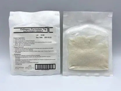 ZeniCOL Collagen Particles 1 Gram – Sterile Bovine Wound Dressing