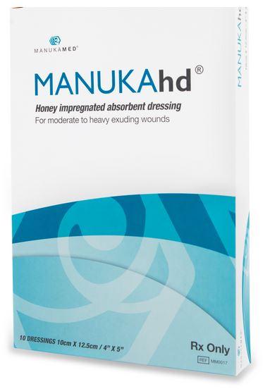 MANUKAhd Manuka Honey Wound Dressing 4 x 5 Inch Sterile