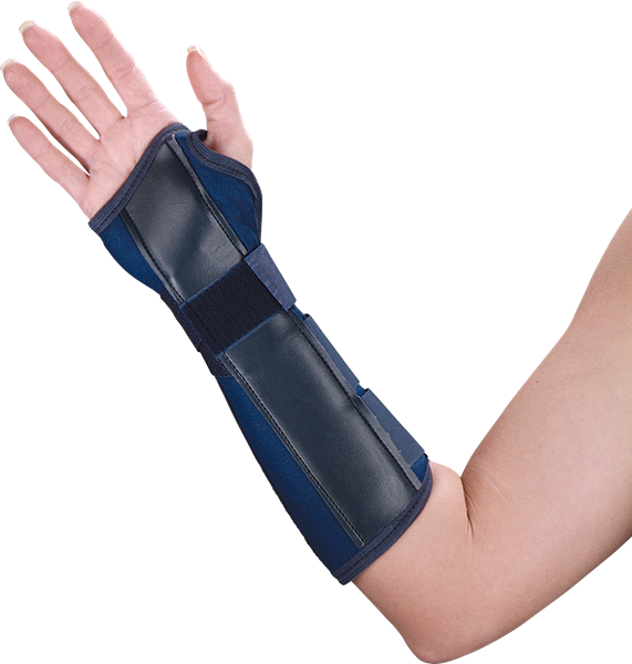 Wrist Brace Canvas Right Hand Blue