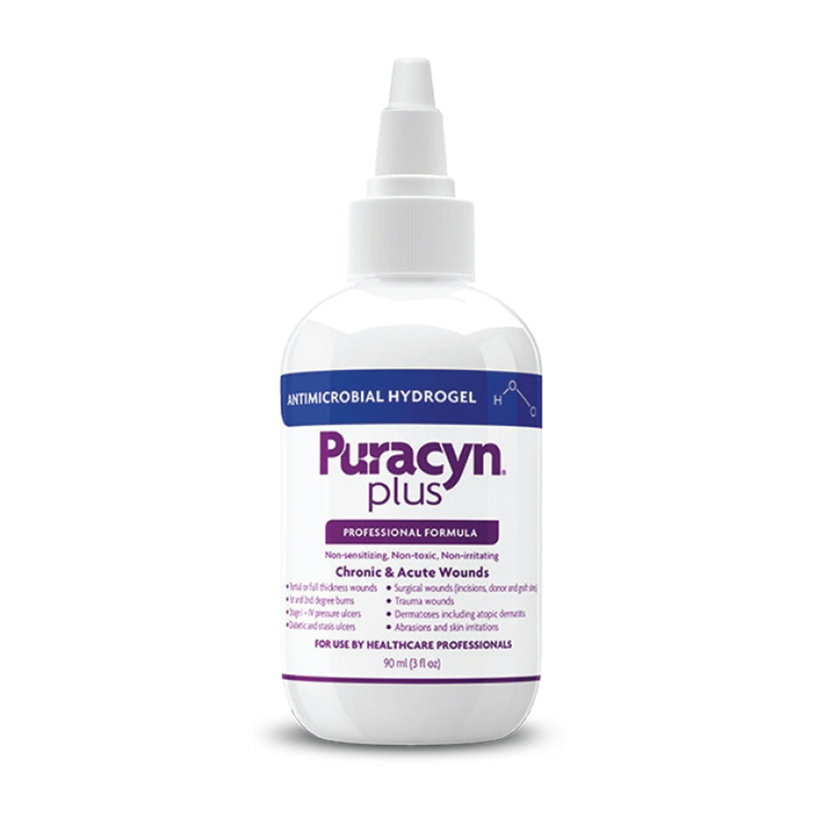 Puracyn Plus Antimicrobial Hydrogel 3 oz Wound Care Gel