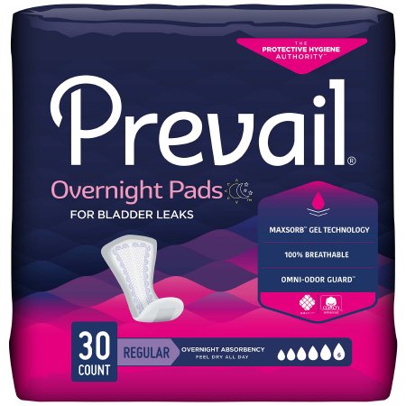 Bladder Control Pad Prevail Overnight