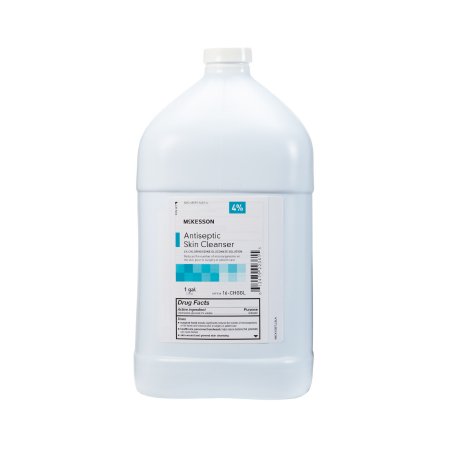 Antiseptic Skin Cleanser McKesson Individual Packet 4% Strength CHG (Chlorhexidine Gluconate) / Isopropyl Alcohol NonSterile