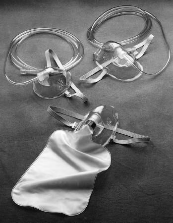 3-in-1 Mask AirLife Elongated Style Adult One Size Fits Most Adjustable Head Strap