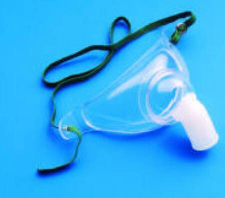 Tracheostomy Mask AirLife Collar Style Adult Large Adjustable Head Strap