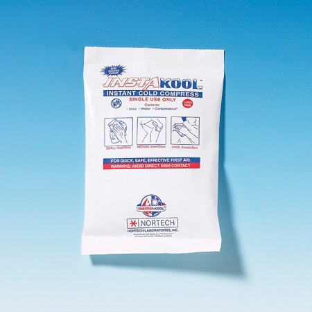 Instant Cold Pack InstaKool Junior General Purpose 5 X 7 Inch Plastic / Urea / Water / CarbamaKool Disposable
