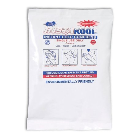 Instant Cold Pack InstaKool General Purpose 6 X 8-3/4 Inch Plastic / Urea / Water / CarbamaKool Disposable