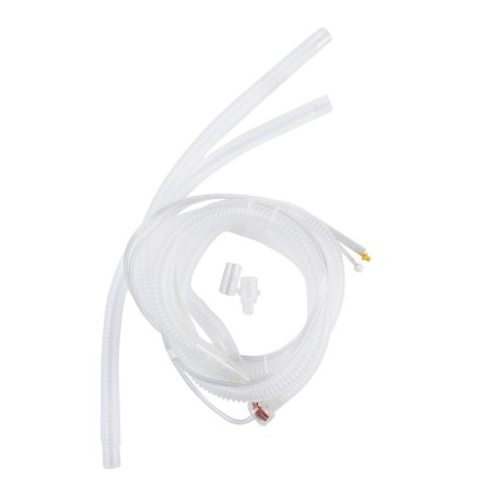 LTV Series Ventilator Circuit Corrugated Tube 72 Inch Tube Dual Limb Adult Without Breathing Bag Single Patient Use