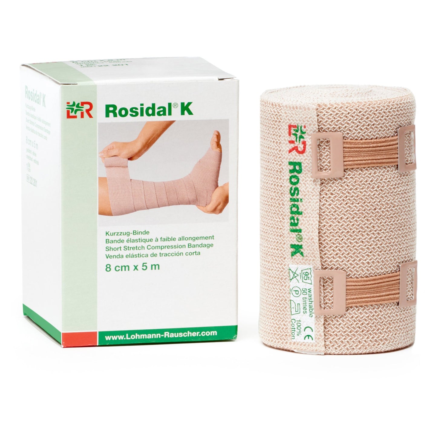 Rosidal K Compression Bandage – 3-1/5 Inch x 5-1/2 Yard, NonSterile