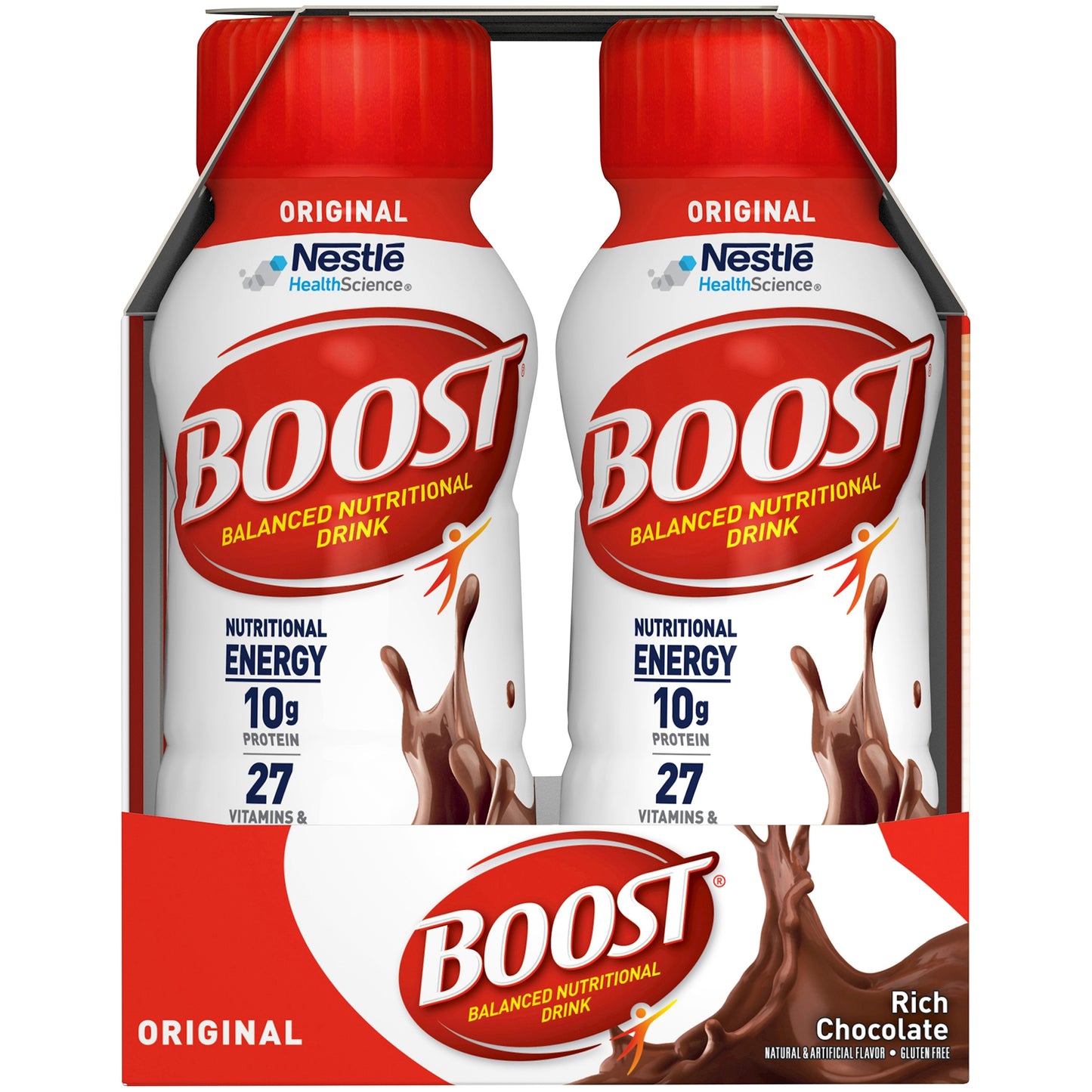Boost Original Oral Nutritional Supplement Rich Chocolate 8 oz Bottle