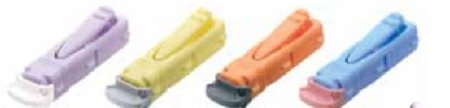Safety Lancet Comfort Zone Technology 23 Gauge Retractable Push Button Activation Finger