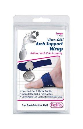 Arch Support Wrap Visco-GEL Large Hook and Loop Closure Foot