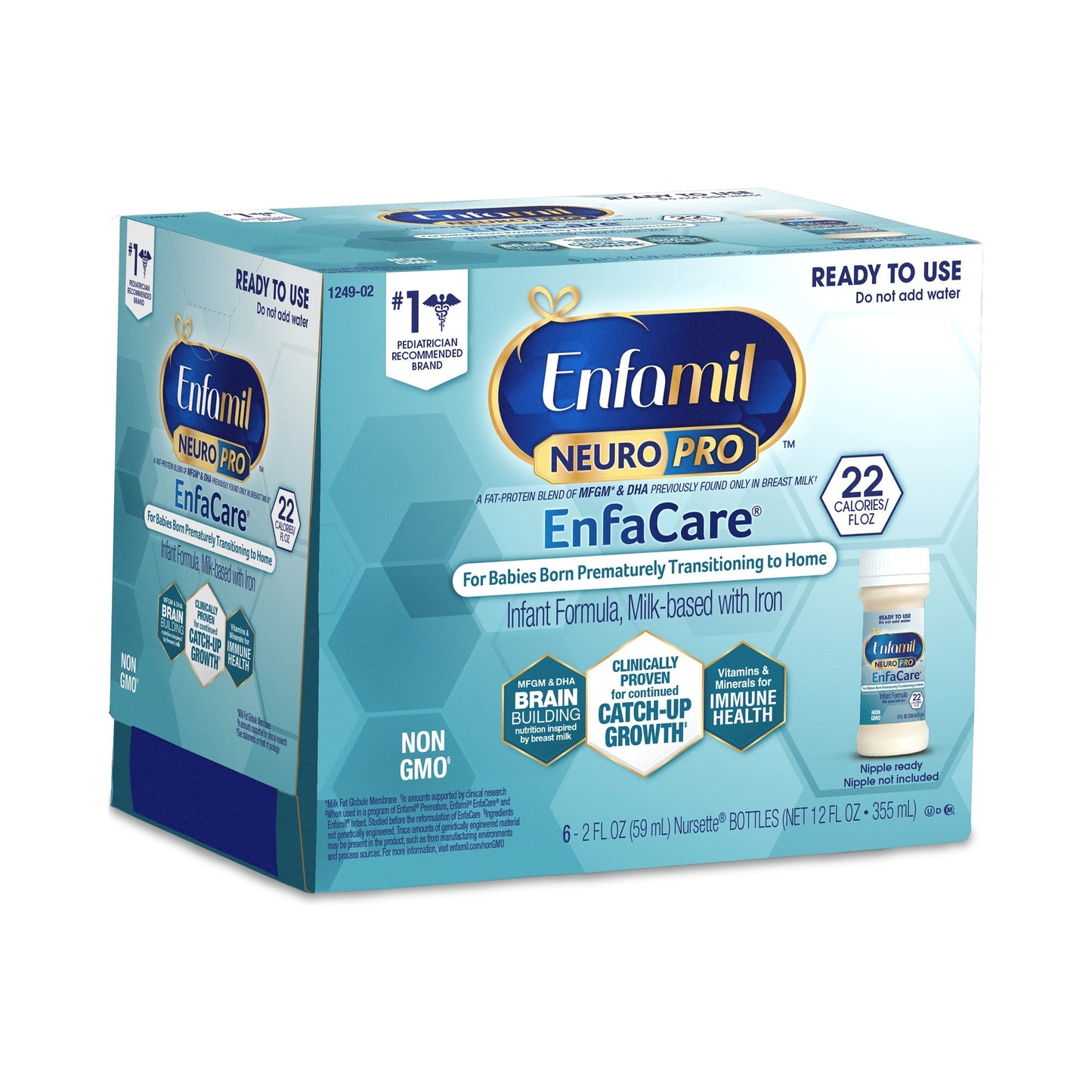Enfamil NeuroPro EnfaCare Infant Formula 2 oz Liquid Milk-Based for Premature Infants