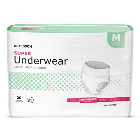 Underwear McKesson Pull On with Tear Away Seams X-Large