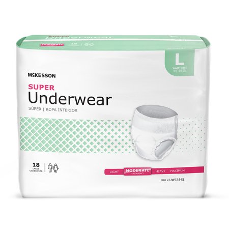 Underwear McKesson Pull On with Tear Away Seams X-Large