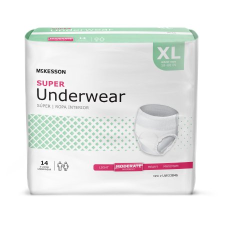 Underwear McKesson Pull On with Tear Away Seams X-Large