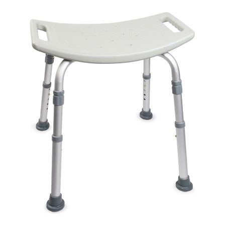 Bath Bench McKesson Without Arms Aluminum Frame Without Backrest