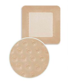 ZeniFOAM Ag Gentle Border Silver Foam Dressing 4 x 4 Inch Sterile