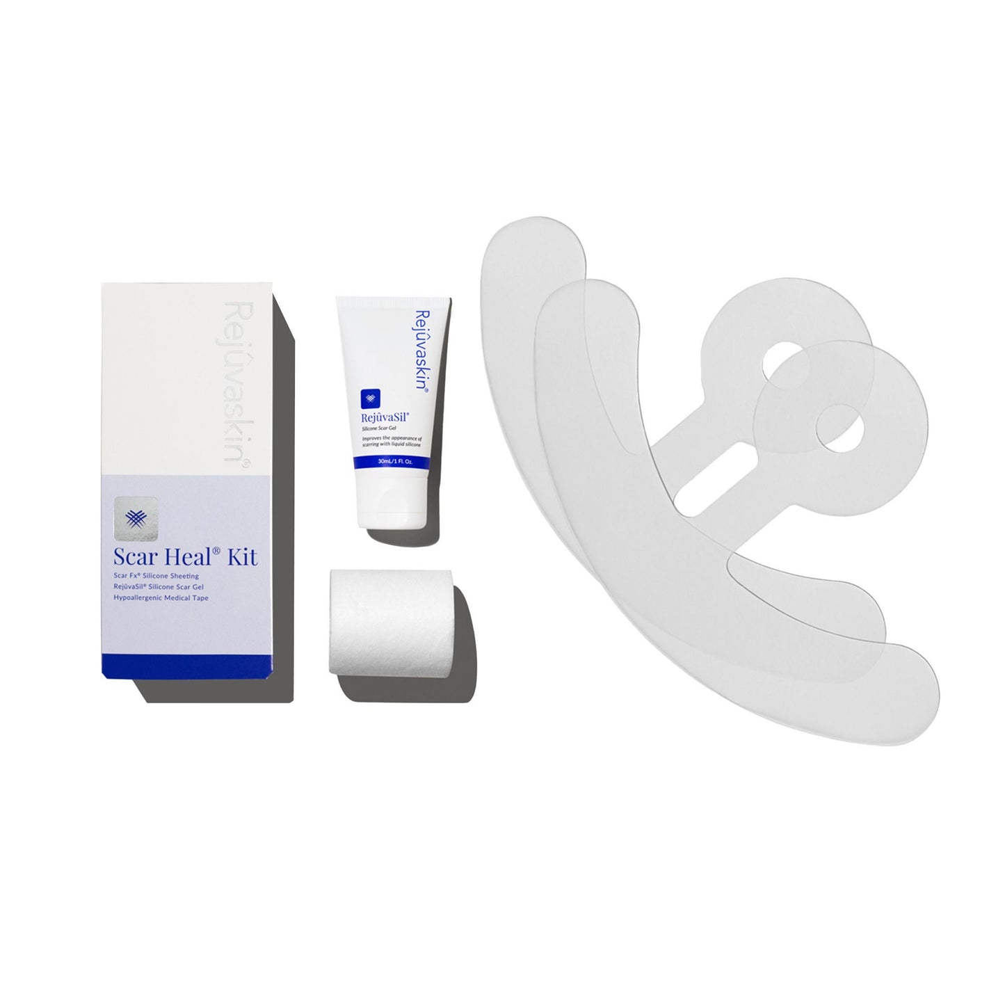 Rejuvaskin Scar Heal Scar Management Kit Silicone Gel & Sheets