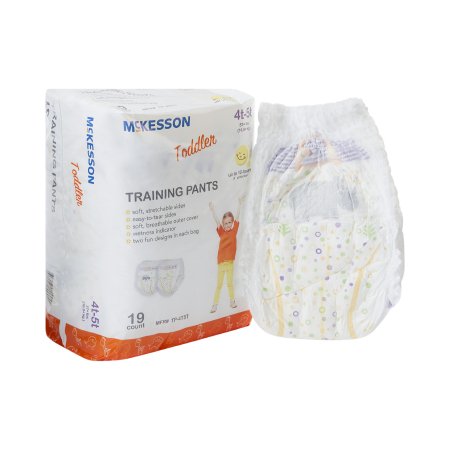 Toddler Training Pants McKesson Pull On with Tear Away Seams