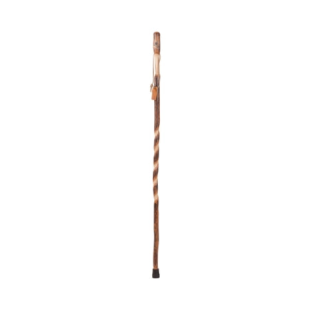 Walking Stick Brazos Twisted Wood 48 Inch Height Hickory