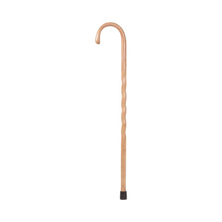 Round Handle Cane Brazos Twisted Wood
