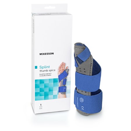 Thumb Splint McKesson Adult Hook and Loop Strap Closure