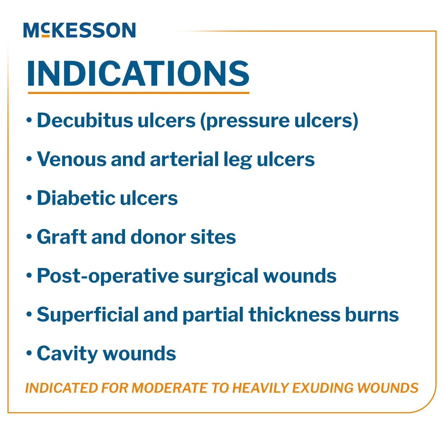 McKesson Silver Gelling Fiber Dressing 3/4 x 18 Inch Rope Sterile