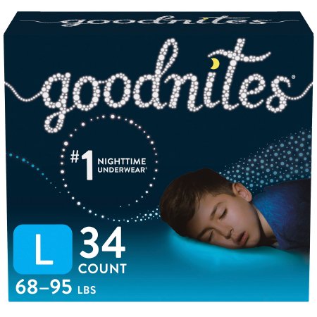 GoodNites Youth Absorbent Underwear – Heavy Absorbency, Overnight Protection