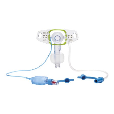 Cuffed Tracheostomy Tube Portex BLUselect Suctionaid Two Inner Cannulas Size