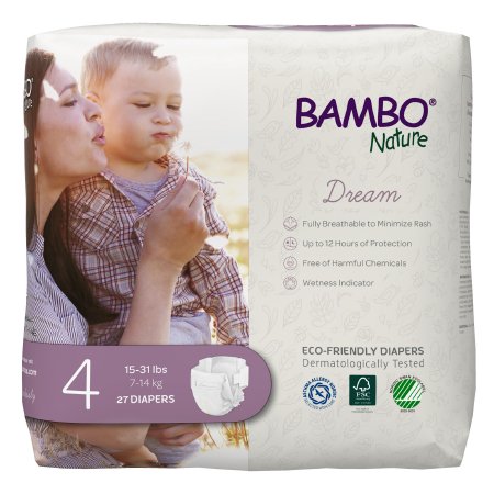 Baby Diaper Bambo Nature Size 4 Disposable