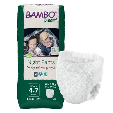 Bambo Dreamy Night Pant – Female Youth Training Pants, Disposable Heavy Absorbency
