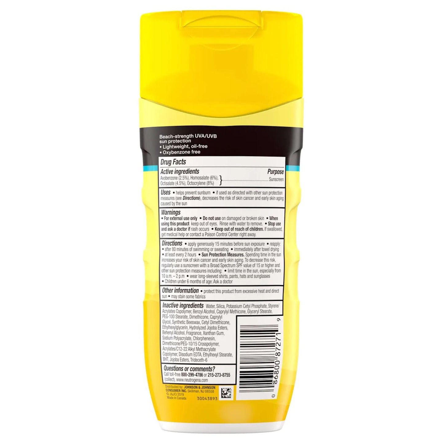 Neutrogena Beach Defense SPF 30 Sunscreen Lotion 6.7 oz Bottle