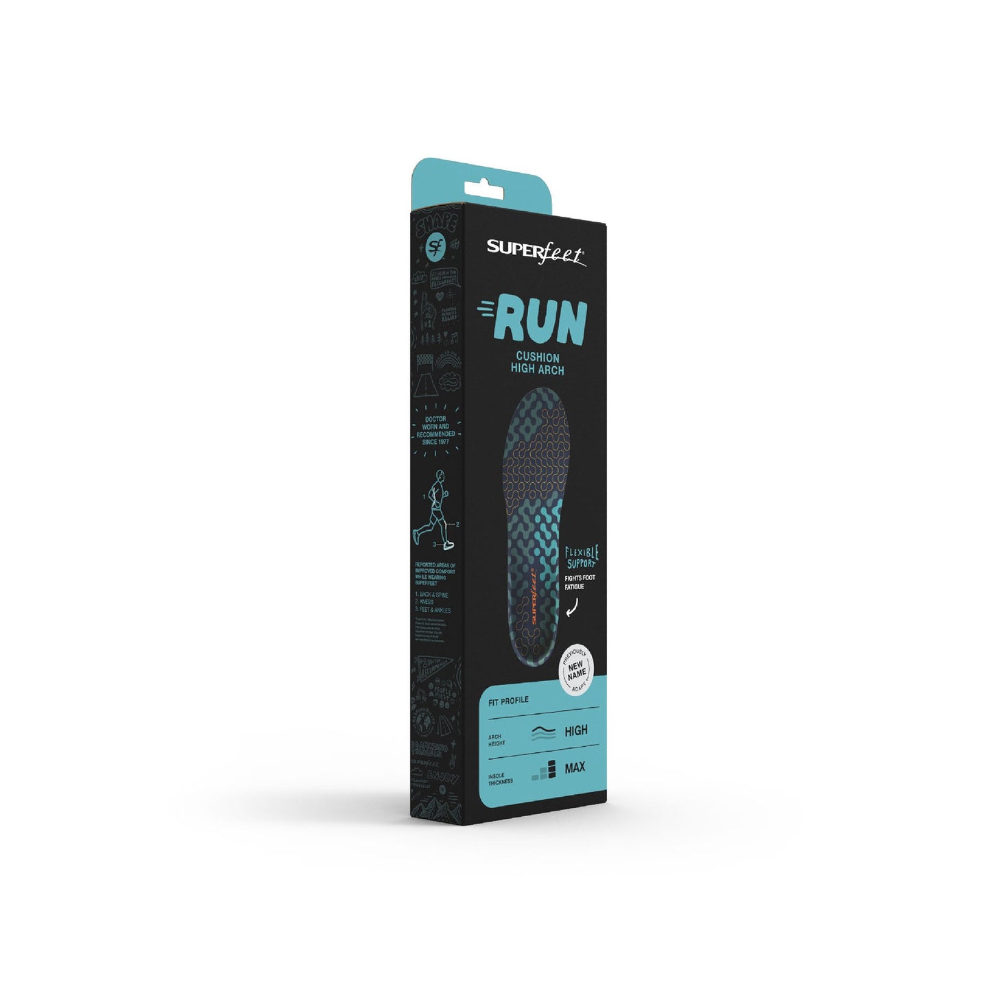 Superfeet RUN Max Insole Full Length Size