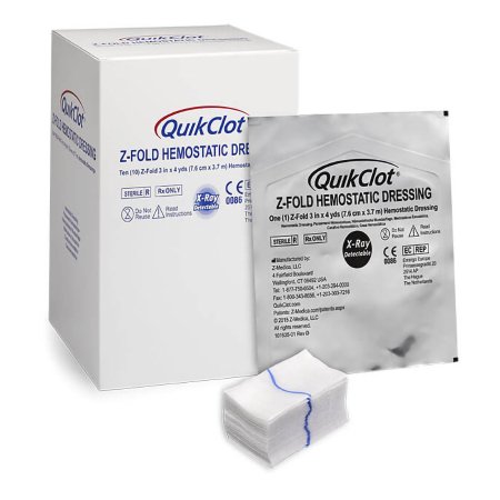Hemostatic Dressing QuickClot Medical