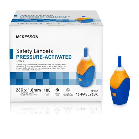 McKesson Safety Lancets — Retractable, Pressure Activated