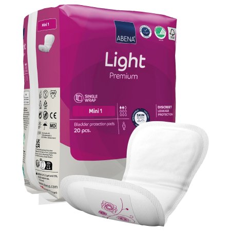 Bladder Control Pad Abena Premium Light Extra to Ultra Mini