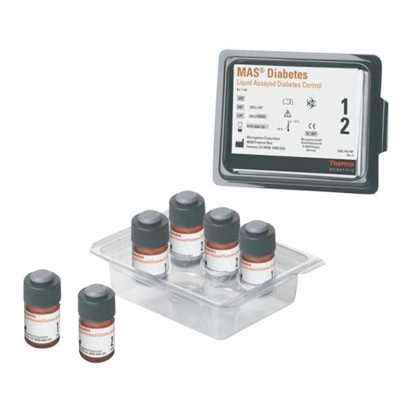 Assayed Control MAS Hemoglobin A1c (HbA1c) Bi-Level 6 X 2 mL