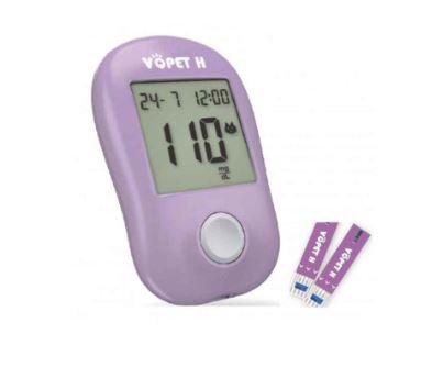Blood Glucose Meter Kit VQPet 5 Seconds No Coding Required