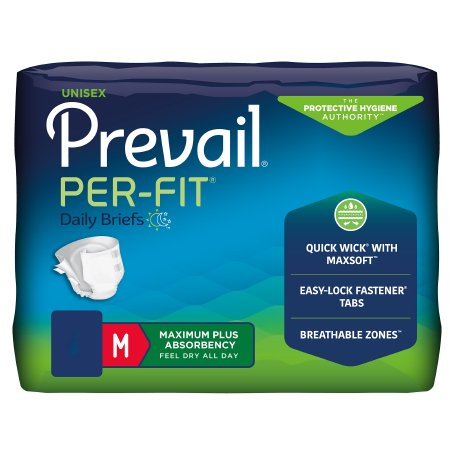 Brief Prevail Per-Fit Medium Disposable Heavy Absorbency