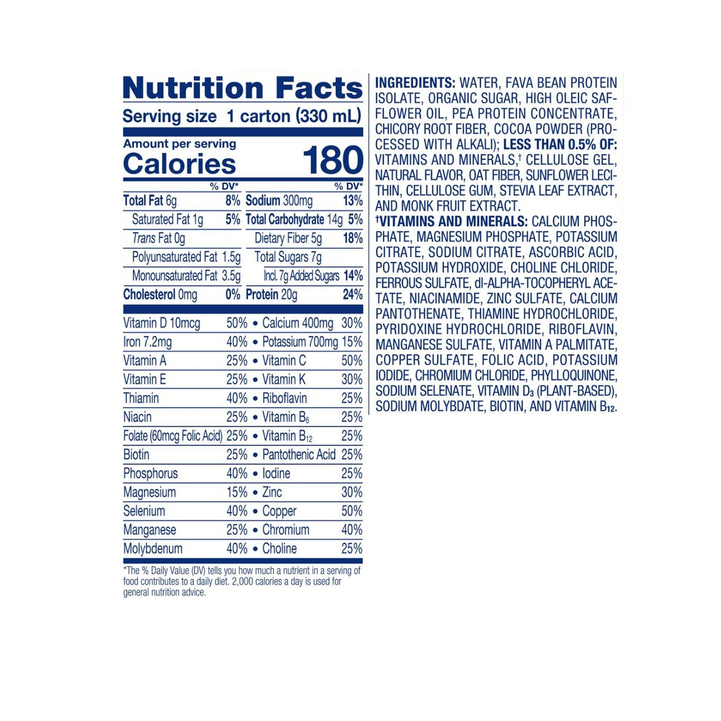 Ensure Plant-Based Protein Chocolate Oral Nutritional Supplement 11 oz Carton