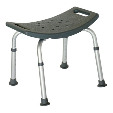 Shower Chair MGC Health Without Arms Aluminum Frame Without Backrest 19-1/4 Inch Seat Width 300 lbs. Weight Capacity