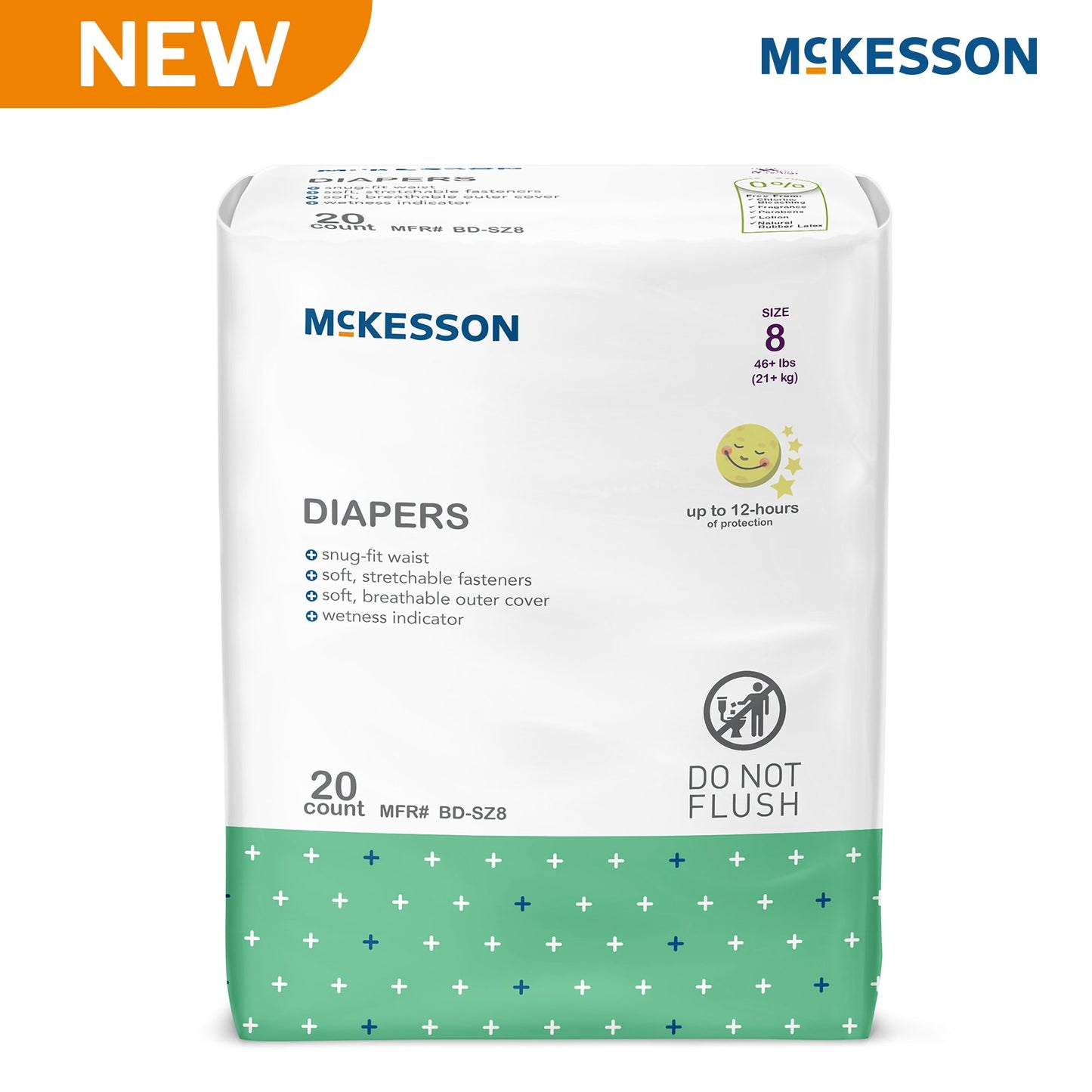 McKesson Unisex Baby Diapers – Disposable, Heavy Absorbency
