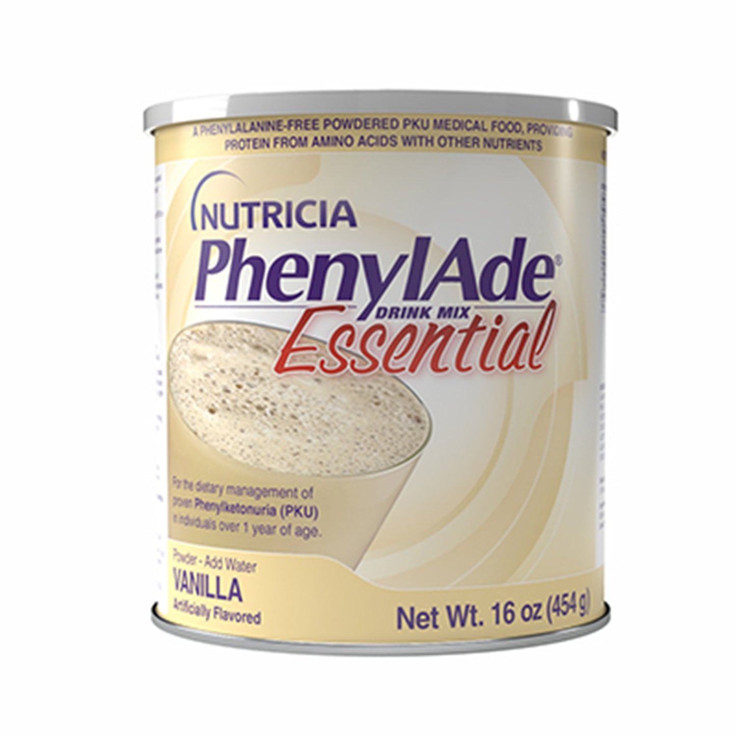 Nutricia PhenylAde Vanilla PKU Oral Supplement Powder 16 oz Canister