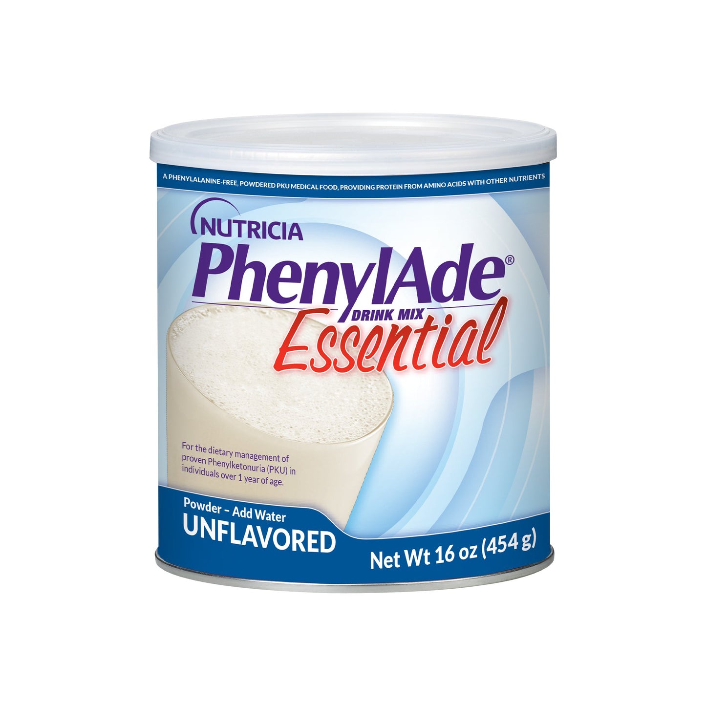 Nutricia PhenylAde Unflavored PKU Oral Supplement Powder 16 oz Canister