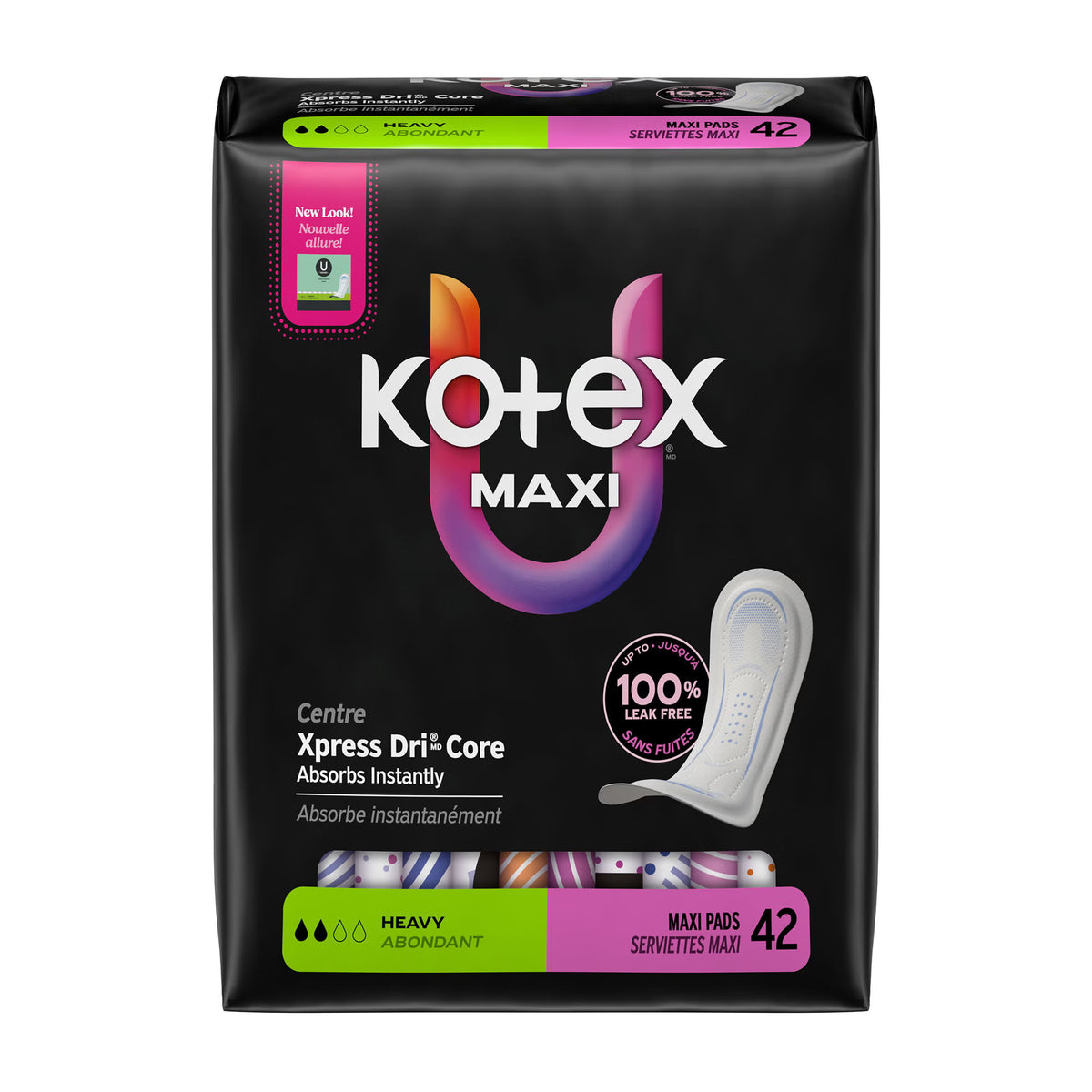 U by Kotex Maxi Feminine Pad Heavy Absorbency