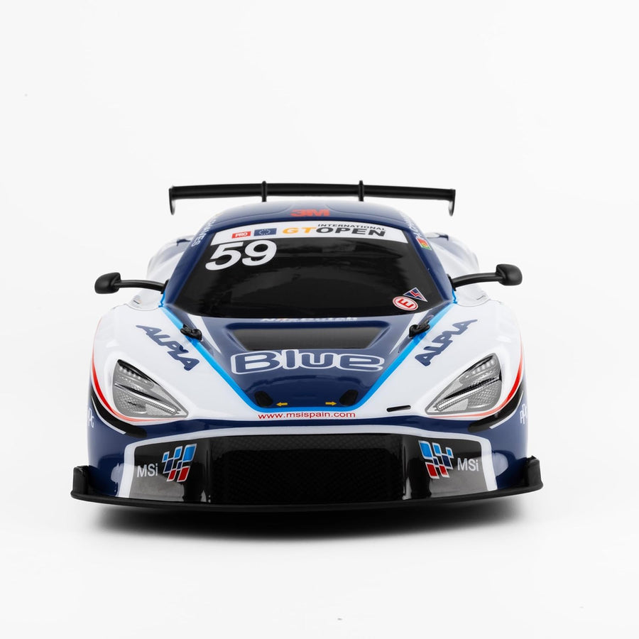 RC Drift Car McLaren 720S GT3 – 1:12 Scale 2.4GHz Remote Control Car with Rechargeable Battery (Blue)