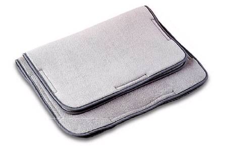 Cover Hydrocollator Terry, Foam-Filled, Hook and Loop Closure, White, Standard Size, 19 X 27 Inch