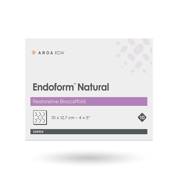 Endoform Natural High Flow Collagen Dressing with ECM 4 x 5 Inch Sterile